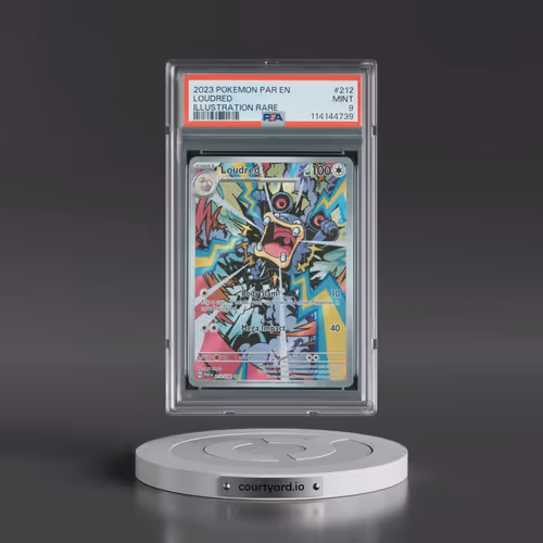 2023 Pokémon Par EN-Paradox Rift #212 Loudred - Illustration Rare (PSA 9 MINT)