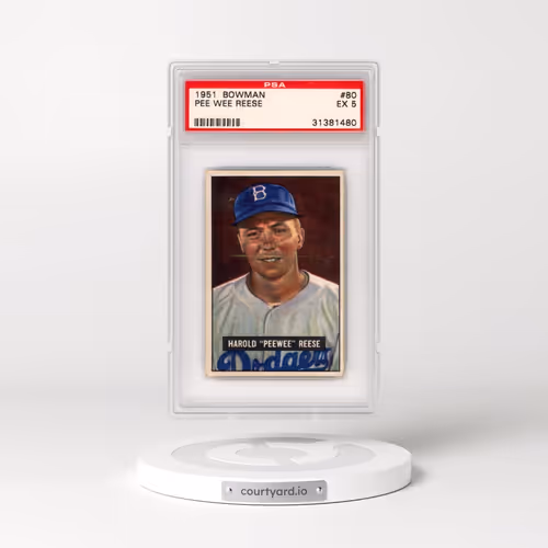 1951 Bowman #80 Pee Wee Reese (PSA 5 EX)