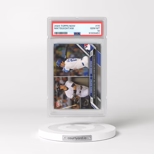 2024 Topps Now #70 Hideki Matsui/Shohei Ohtani (PSA 10 GEM MINT)