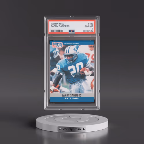 1990 Pro Set #102 Barry Sanders (PSA 8 NM-MT)
