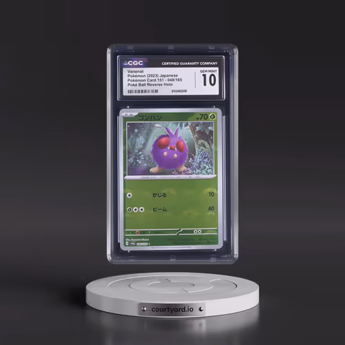 2023 Pokémon Card 151 #048/165 Venonat - Reverse Holo Poké Ball (CGC 10 GEM MINT)