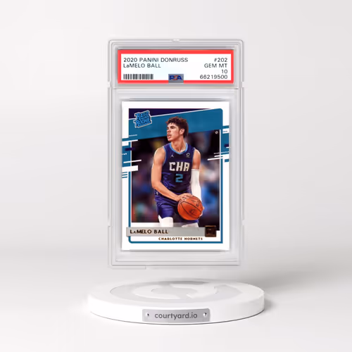 2020 Panini Donruss #202 LaMelo Ball (PSA 10 GEM MINT)