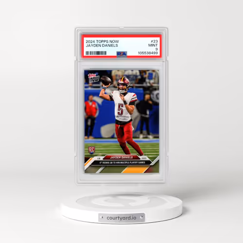 2024 Topps Now #23 Jayden Daniels (PSA 9 MINT)