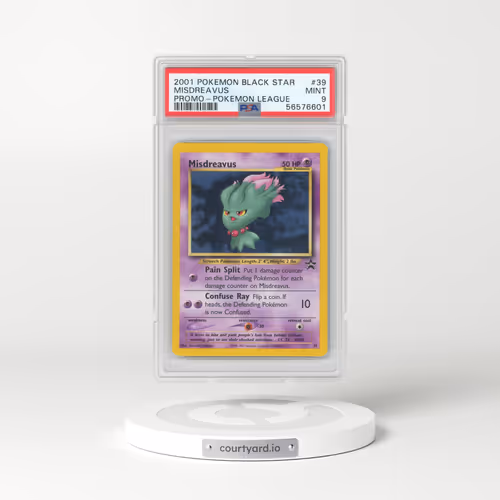 1999 Black Star Promos #39 Misdreavus - Pokémon League (PSA 9 MINT)