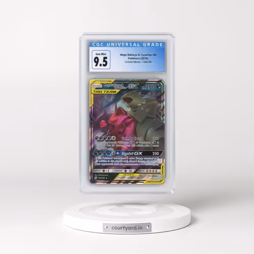 2019 Unified Minds #126/236 Mega Sableye & Tyranitar GX - Holo (CGC 10 GEM MINT)