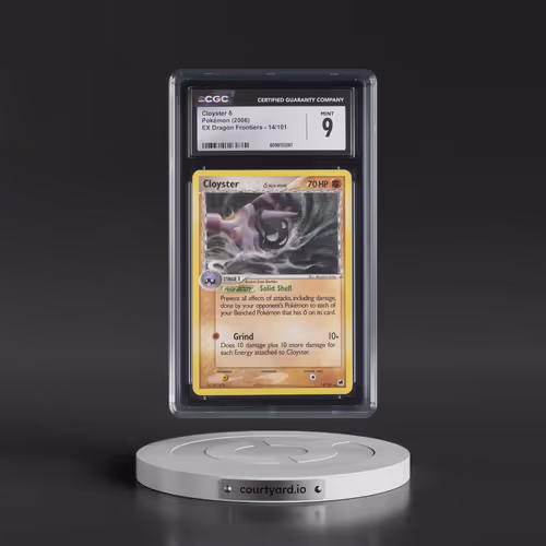 2006 EX Dragon Frontiers #14/101 Cloyster δ (CGC 9 MINT)