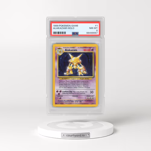 1999 Pokémon Game #1 Alakazam - Holo (PSA 8 NM-MT)