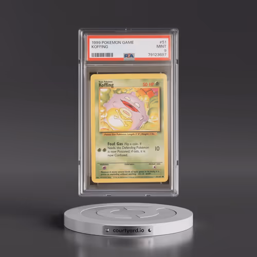 1999 Pokémon Game #51 Koffing (PSA 9 MINT)