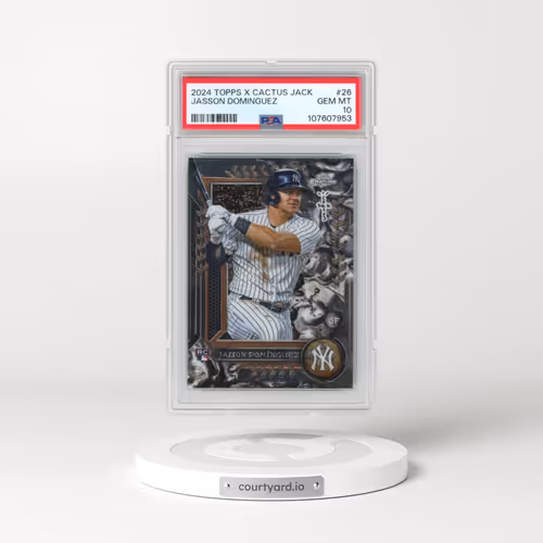 2024 Topps Cosmic Chrome X Cactus Jack #26 Jasson Dominguez (PSA 10 GEM MINT)