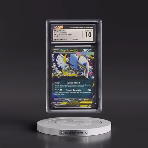 2025 Mega Evolution - MEG EN #086/132 Mega Absol ex - Holo (CGC 10 GEM MINT)