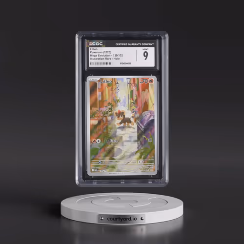 2025 Mega Evolution - MEG EN #139/132 Litleo - Illustration Rare Holo (CGC 9 MINT)