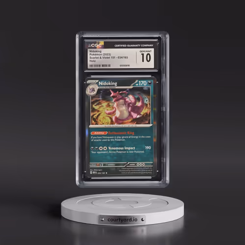 2023 Scarlet & Violet 151 - MEW EN #034/165 Nidoking - Holo (CGC 10 GEM MINT)