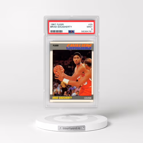 1987 Fleer #25 Brad Daugherty (PSA 9 MINT)