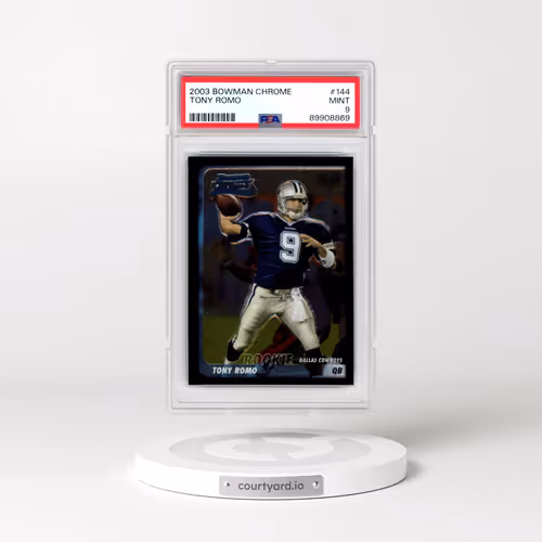 2003 Bowman Chrome #144 Tony Romo (PSA 9 MINT)