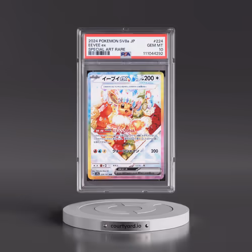 2024 Pokémon Sv8a-Terastal Fest EX #224 Eevee EX - Holo Special Art Rare (PSA 10 GEM MINT)