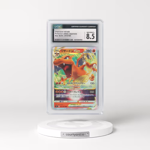 2022 Star Birth #015/100 Charizard VSTAR - Holo (CGC 8.5 NM-MT+)