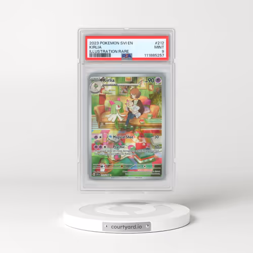 2023 Pokémon Svi EN-Scarlet & Violet #212 Kirlia - Illustration Rare (PSA 9 MINT)