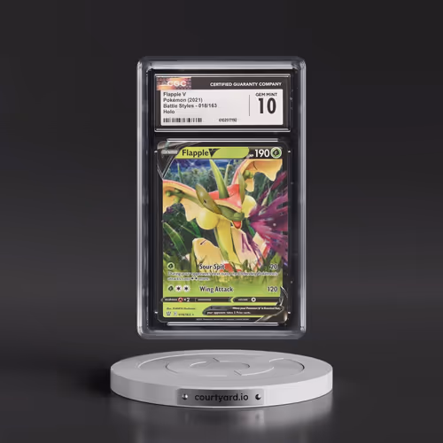 2021 Battle Styles #018/163 Flapple V - Holo (CGC 10 GEM MINT)