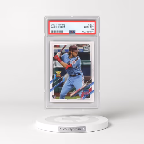 2021 Topps #277 Alec Bohm (PSA 10 GEM MINT)