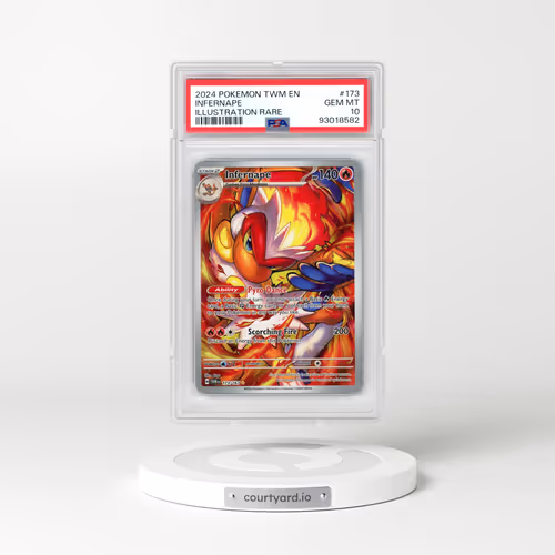 2024 Pokémon Twm EN-Twilight Masquerade #173 Infernape - Illustration Rare (PSA 10 GEM MINT)