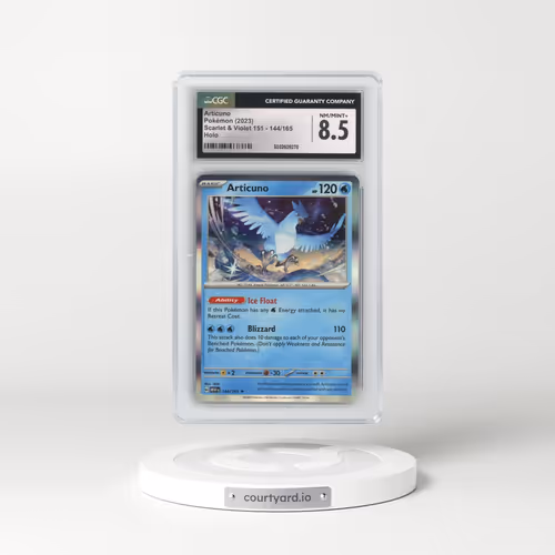 2023 Scarlet & Violet 151 - MEW EN #144/165 Articuno - Holo (CGC 8.5 NM-MT+)