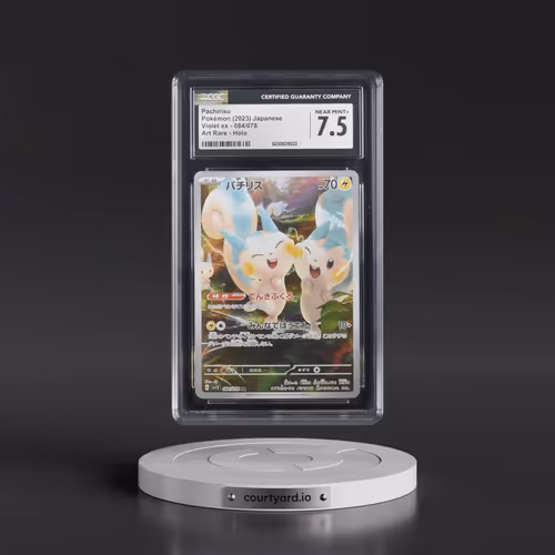 2023 Pokémon Sv1v-Violet EX #084 Pachirisu - Art Rare (CGC 7.5 NM+)