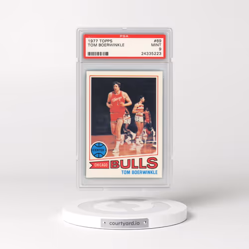 1977 Topps #69 Tom Boerwinkle (PSA 9 MINT)
