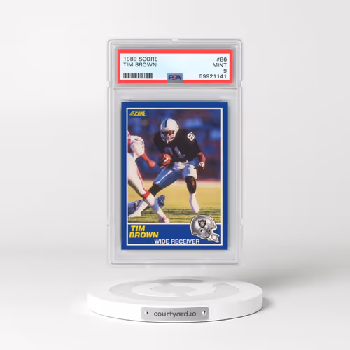 1989 Score #86 Tim Brown (PSA 9 MINT)