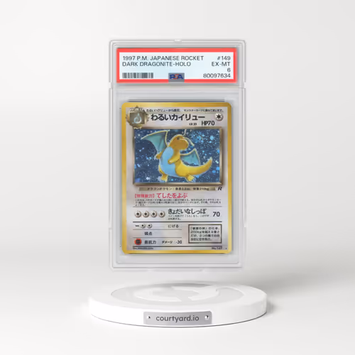 1997 Rocket Gang #149 Dark Dragonite - Holo (PSA 6 EX-MT)