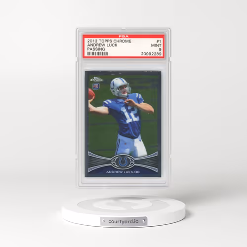 2012 Topps Chrome #1 Andrew Luck - Passing (PSA 9 MINT)