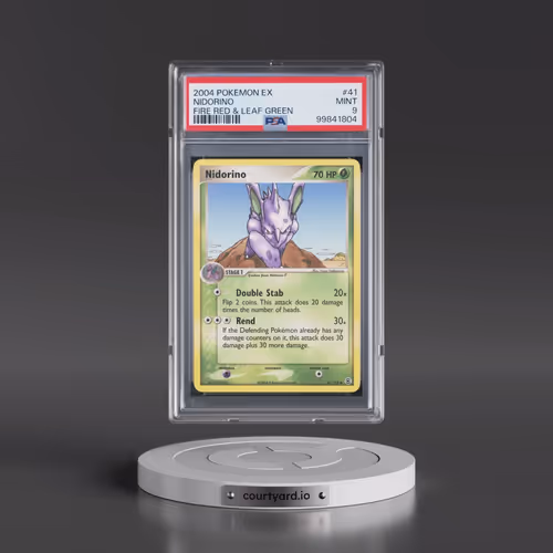2004 Pokémon EX Fire Red & Leaf Green #41 Nidorino (PSA 9 MINT)