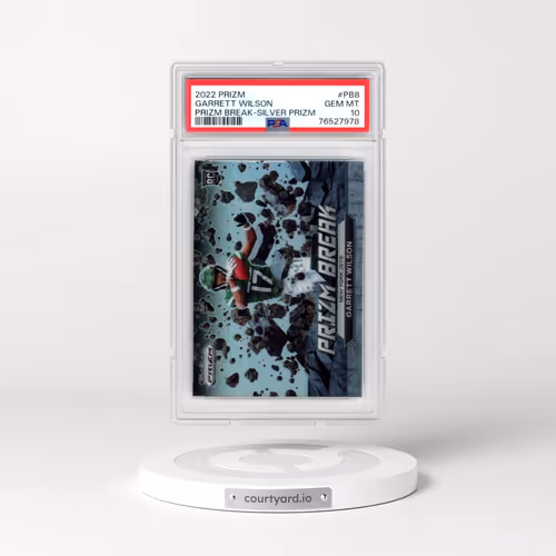 2022 Panini Prizm Prizm Break #PB8 Garrett Wilson - Silver Prizm (PSA 10 GEM MINT)