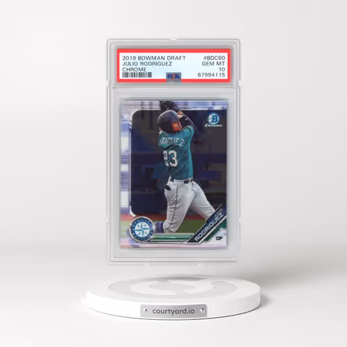 2019 Bowman Draft #BDC60 Julio Rodriguez - Chrome (PSA 10 GEM MINT)