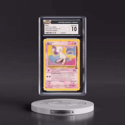 1999 Black Star Promos #8 Mew - Pokémon League (CGC 10 GEM MINT)