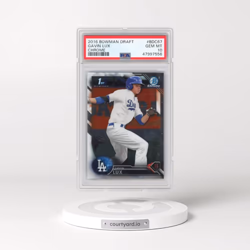 2016 Bowman Draft #BDC67 Gavin Lux - Chrome (PSA 10 GEM MINT)