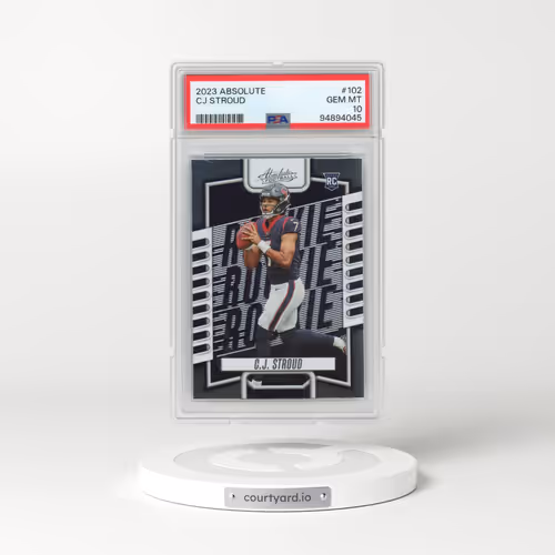 2023 Panini Absolute #102 CJ Stroud (PSA 10 GEM MINT)