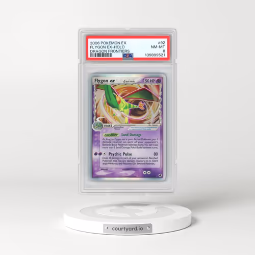 2006 Pokémon EX Dragon Frontiers #92 Flygon EX - Holo Holo (PSA 8 NM-MT)