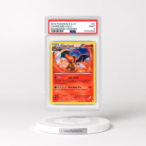 2012 Boundaries Crossed #20 Charizard - Holo (PSA 9 MINT)