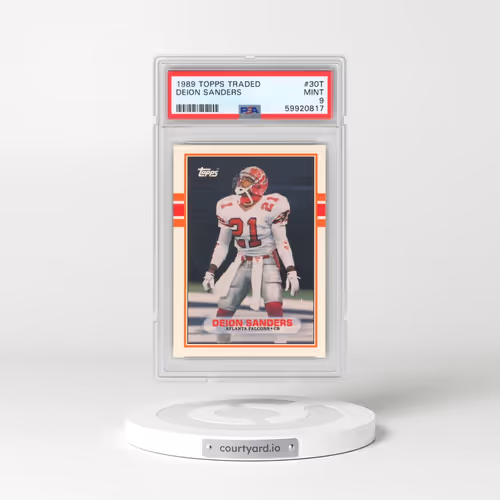1989 Topps Traded #30T Deion Sanders (PSA 9 MINT)