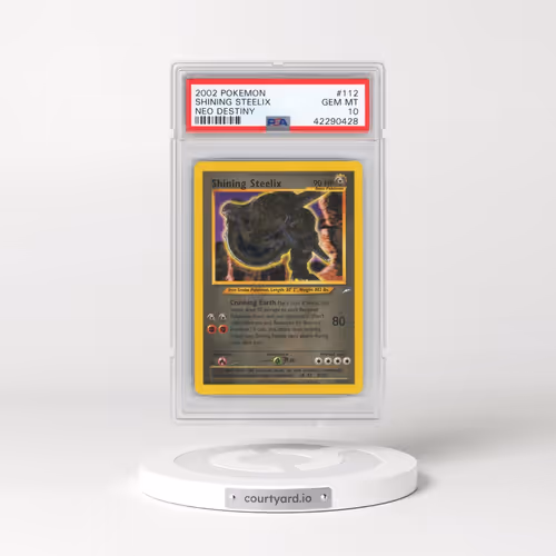 2002 Pokémon Neo Destiny #112 Shining Steelix - Holo (PSA 10 GEM MINT)