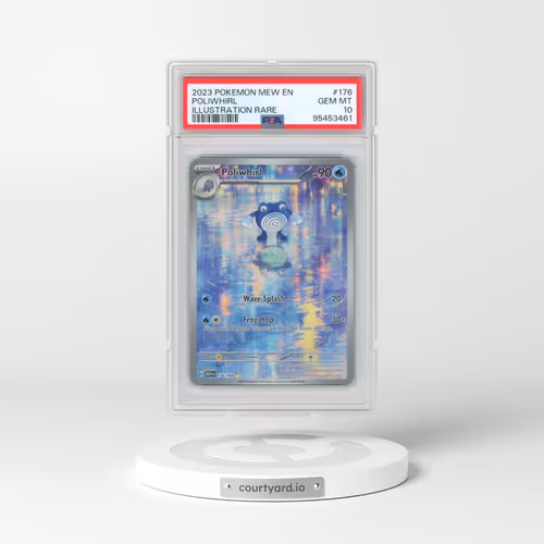 2023 Pokémon Mew EN-151 #176 Poliwhirl - Illustration Rare (PSA 10 GEM MINT)