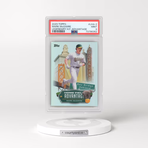 2023 Topps Legendary Home Field Advantage #LHA-2 Mark McGwire (PSA 9 MINT)
