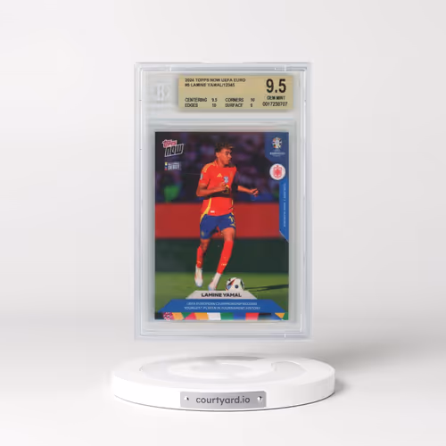 2024 Topps Now UEFA Euro #5 Lamine Yamal (BGS 9.5 GEM MINT)