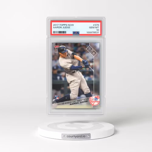 2017 Topps Now #379 Aaron Judge (PSA 10 GEM MINT)