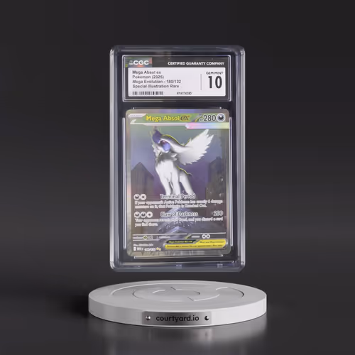 2025 Pokémon Meg EN-Mega Evolution #180 Mega Absol EX - Holo Special Illustration Rare (CGC 10 GEM M