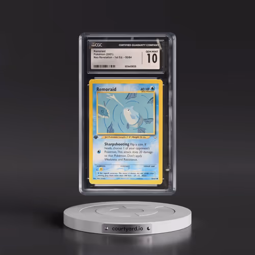 2001 Neo Revelation #50/64 Remoraid - 1st Edition (CGC 10 GEM MINT)
