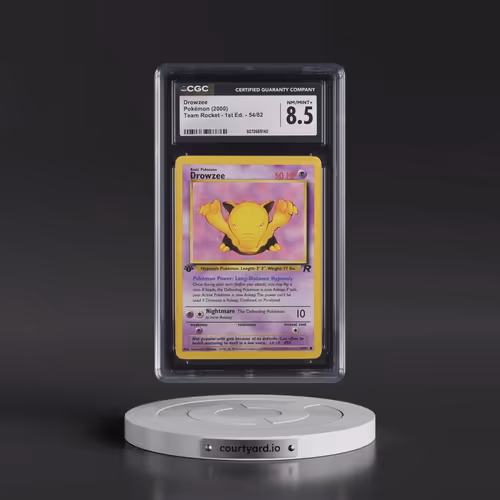 2000 Team Rocket #54/82 Drowzee - 1st Edition 1st Edition (CGC 8.5 NM-MT+)