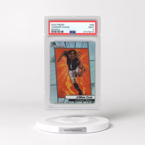 2022 Panini Prizm Manga #M8 JA'Marr Chase (PSA 9 MINT)