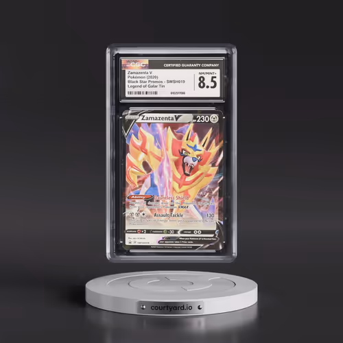 2017 Black Star Promos - Sword & Shield #SWSH019 Zamazenta V - Holo Legend of Galar Tin (CGC 8.5 NM-