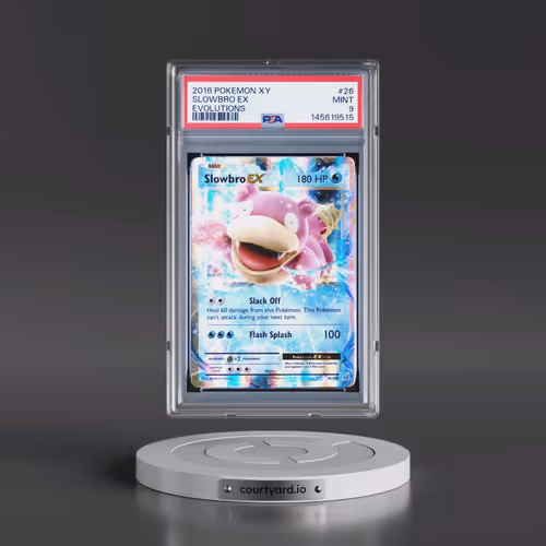 2016 Pokémon XY Evolutions #26 Slowbro EX - Holo (PSA 9 MINT)